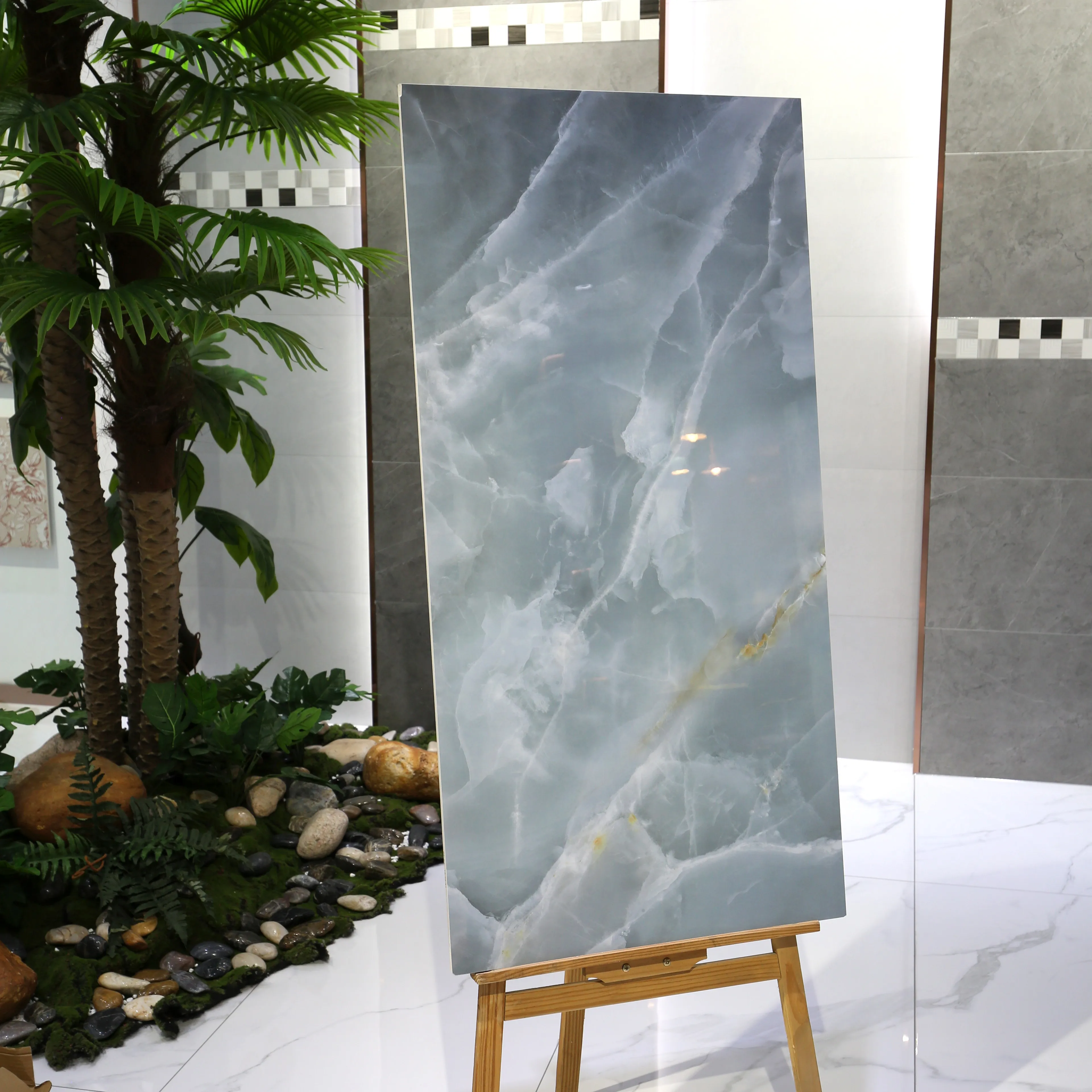 Porcelain Floor Tile Glazed Marble Tiles and Stone  600*1200mm  Italy design