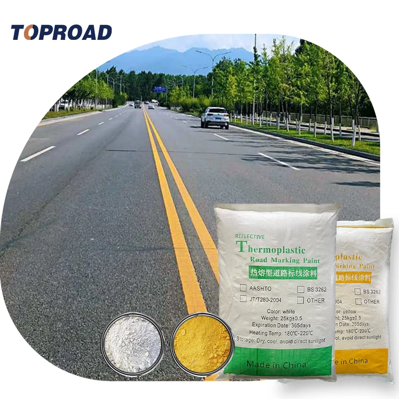 Long-time high initial inversion coefficient General Reflective Thermoplastic Traffic signs Road Marking Paint