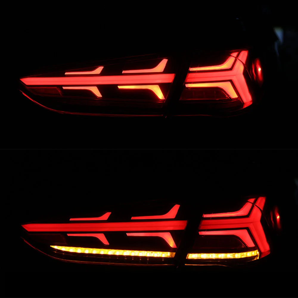 LED Tail Lamp+Turn Signal+Brake+Reverse LED Light Car Styling For Hyundai Sonata 9 Tail Lights 2018 2019