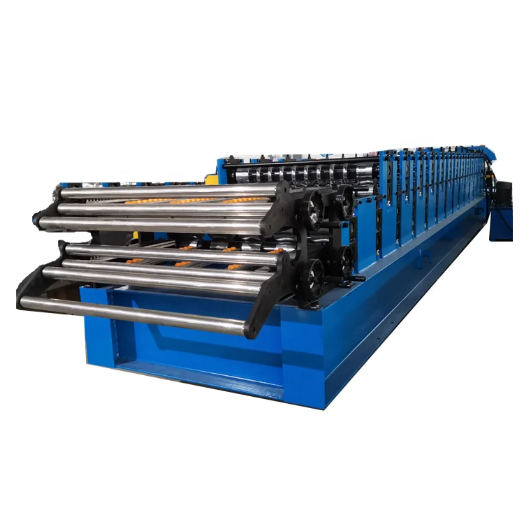 High-Efficiency Double Deck Trapezoidal AG Panel Roll Forming Machine Steel Material Metal Roofing Wall Use Tile America