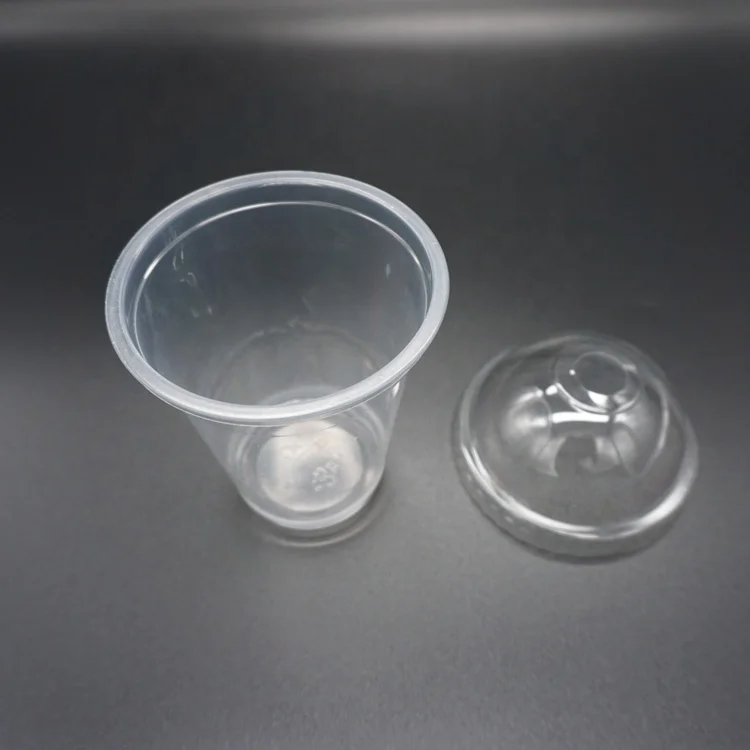 Cheap 10Oz Food Grade Non-Toxic Clear Pp Fruit Cup With Dome Lid Manufacturer