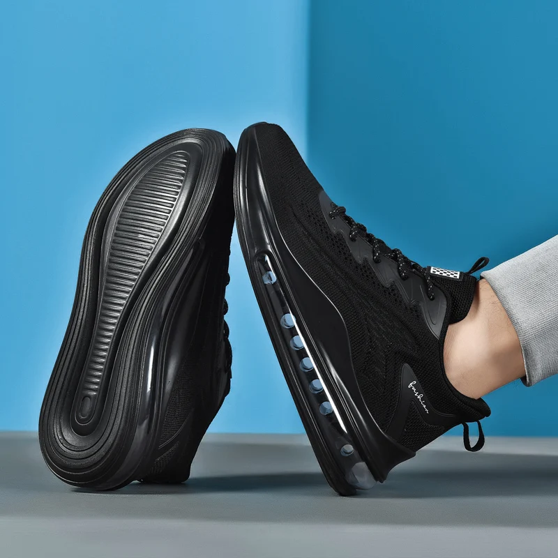 Breathable Guaranteed Quality Unique Light Outdoor Fashion Sneakers Weight Men Sport Air Cushion Running Casual Shoes