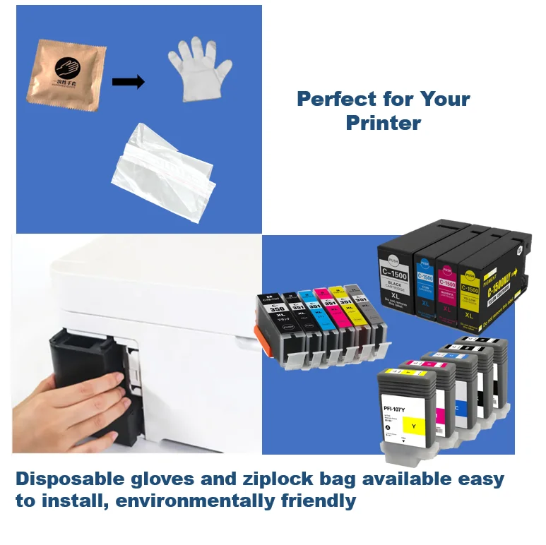 WEL-TRY PGI-755XXL PGBK Premium Compatible Printer Ink Cartridge with Chip for Canon PIXMA MX727/MX927 Black/BK Color