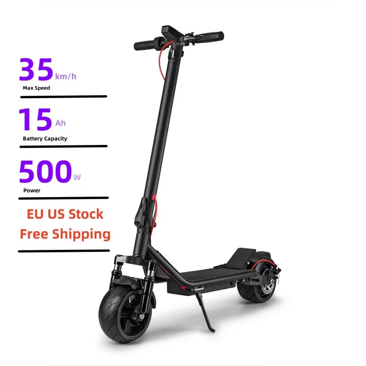 High Speed Cheap 500W Powerful 9 Inch Fat Tire 50Km Long Range Off Road Scooter Adult 48V Electric Scooter