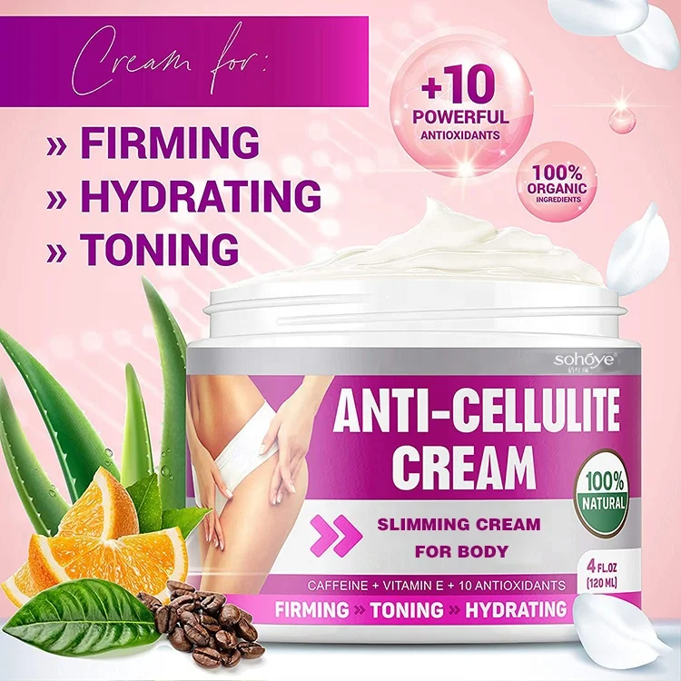 OEM Custom High Effective Lose Weight Firming Toning Hydrating Slimming Cream Weight Loss Massage Cream Body Parts Body Slimming