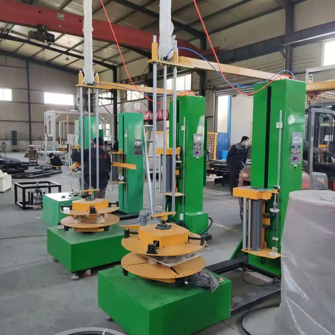 UCR-NT600 Small Fabric Roll Reel Mini Turntable Stretch Wrap Machine