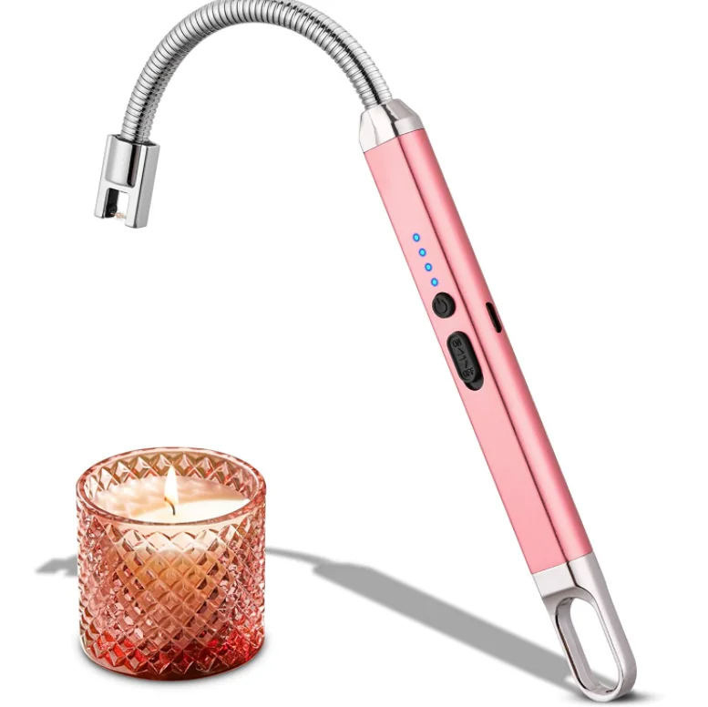 Оптовая продажа, необычные металлические usb перезаряжаемые электрические зажигалки для свечей