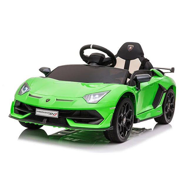 Licensed LAMBORGHINI Aventador SVJ 12V four wheels two seats kids car kids electric car toy ride on car for kids to drive