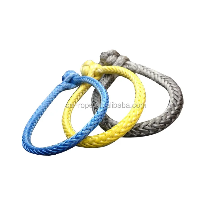 
large size UHMWPE soft shackle with chafe guard 