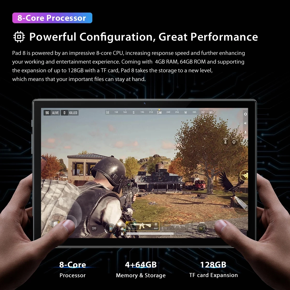BLACKVIEW УСКАН PAD 8 10