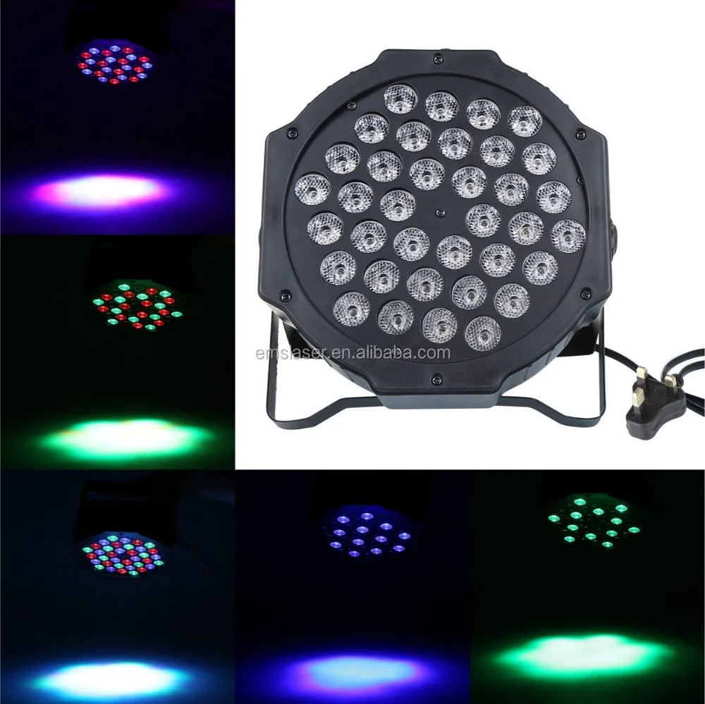 RGB DMX512 36 светодиодных ламп для вечеринок звуковой пульт дистанционного управления DJ Disco Bar Party Stage Lighting