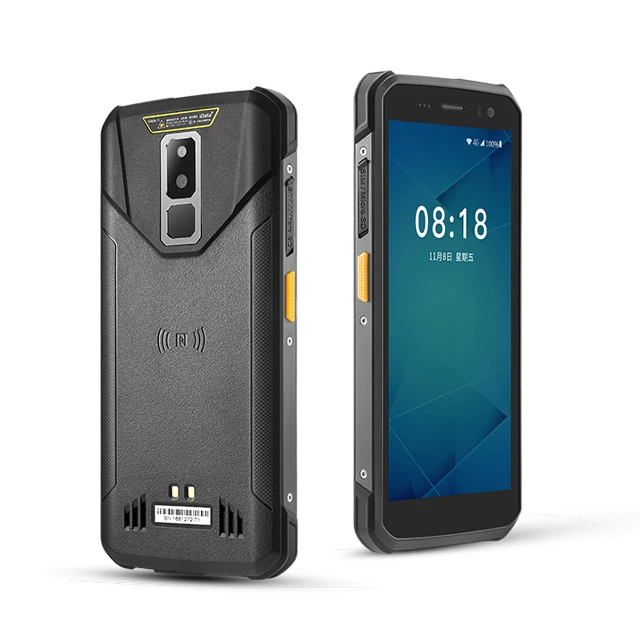 Stock Available Portable Android 12 PDA Scanner Handheld 12 Touch Display QR Code Scanner