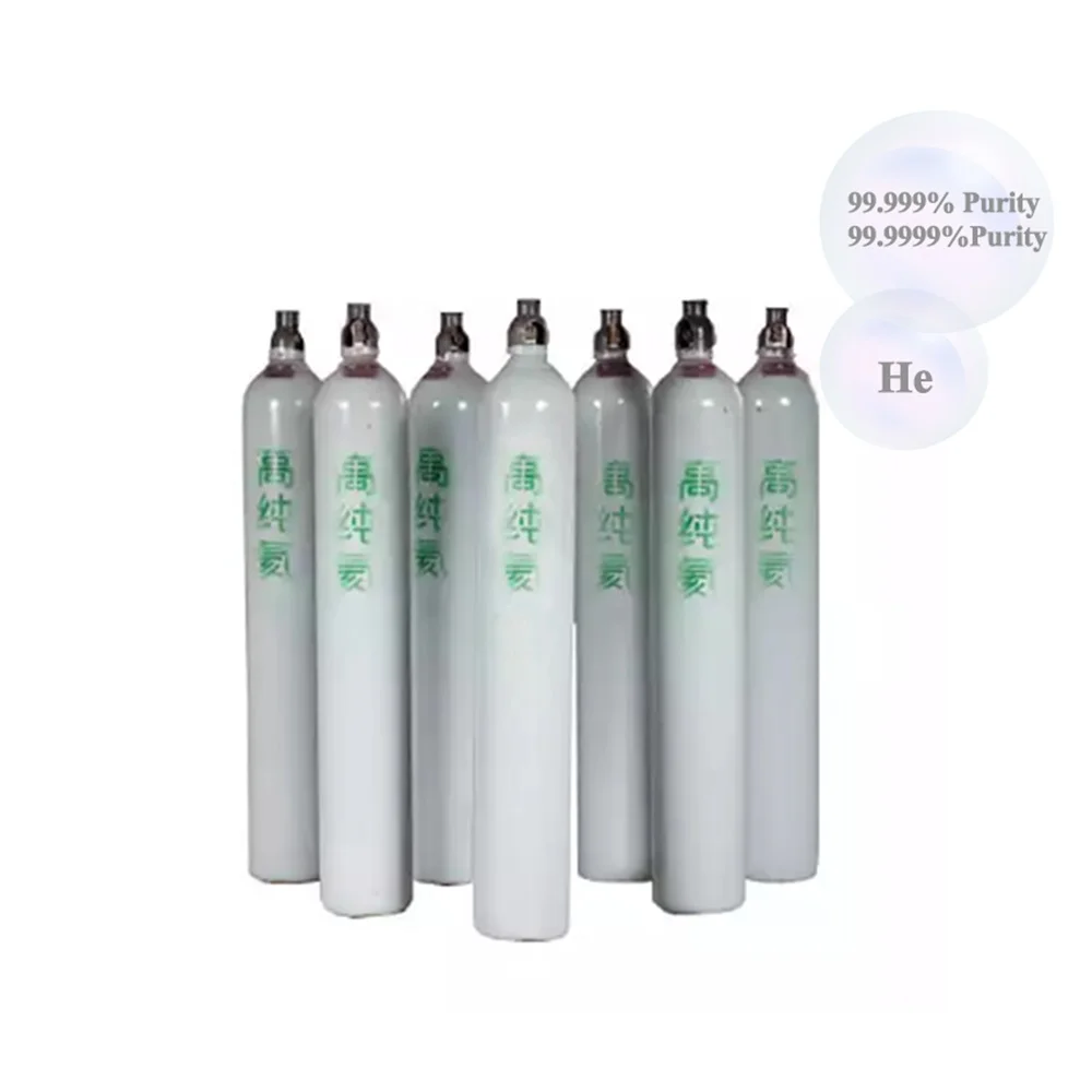 Factory Supply High Purity 47L 50L Helium Gas Refill For Metal Processing