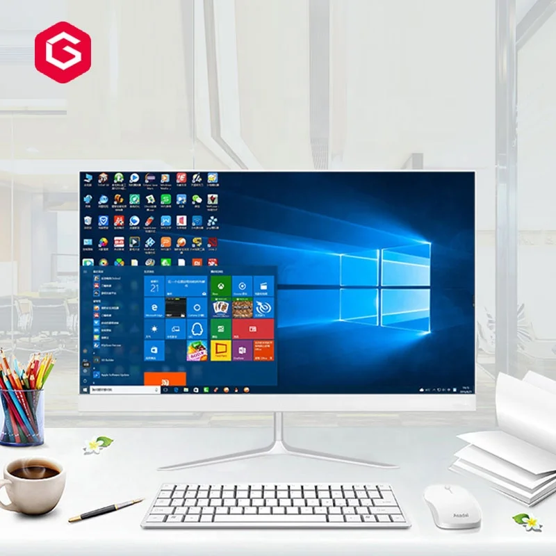  Оптовая продажа настольный компьютер 23 8 дюйма моноблок «Все в одном» i3 i5