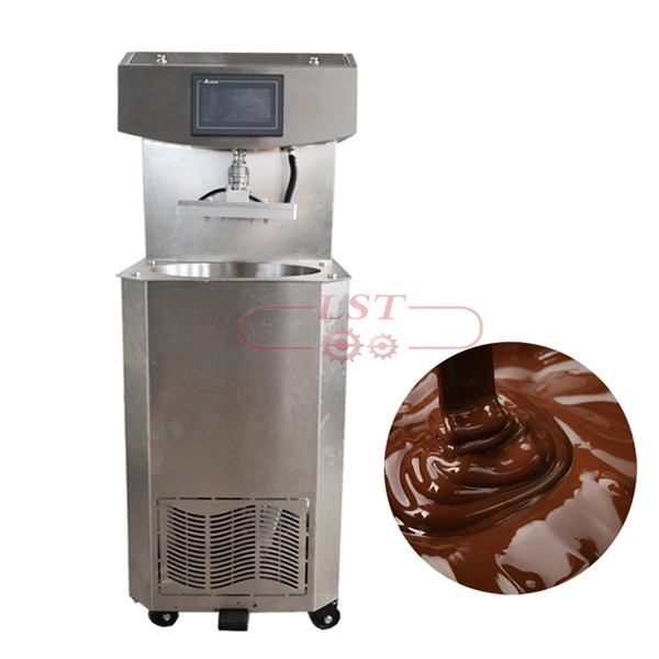 LST Factory Direct Sale 25L Chocolate Tempering and Enrobing Machine Line for Food Beverage