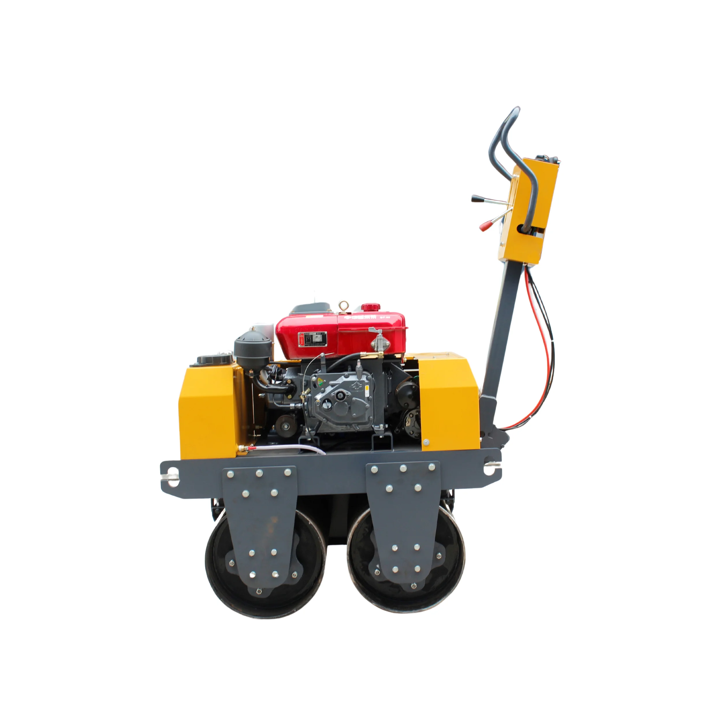 High Quality Road Vibratory Drum Roller Efficient Safety Mini Road Roller Machines