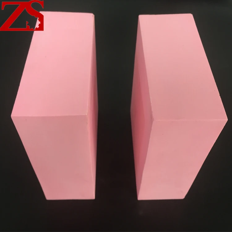 First manufacturer in China CNC machinable medium density ZS410 pink color tooling boards for shoe sole models tooling making