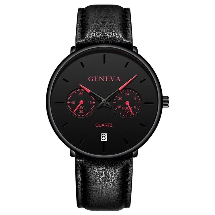 Wholesale fashion simple design men geneva mesh watch quartz wristwatches