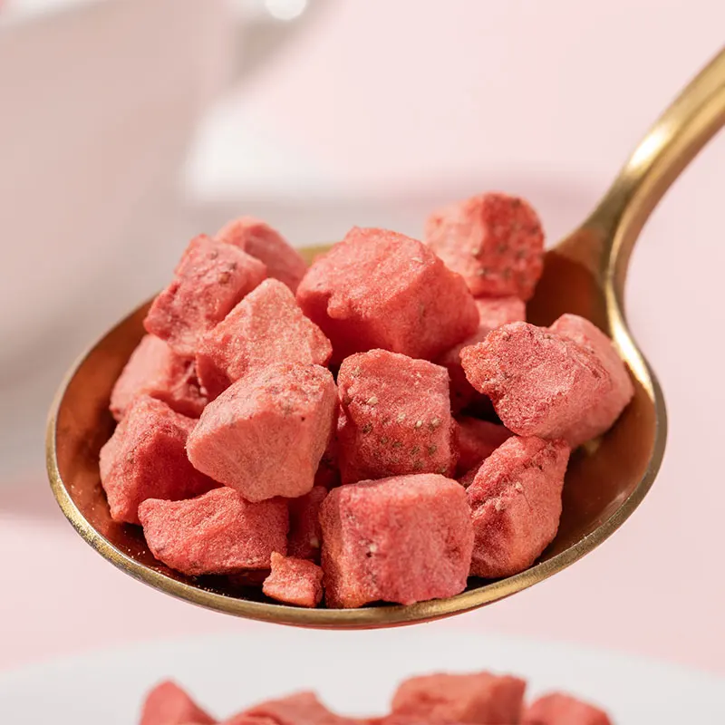 High Quality Wholesale Freeze Dried Strawberry Granule Dices
