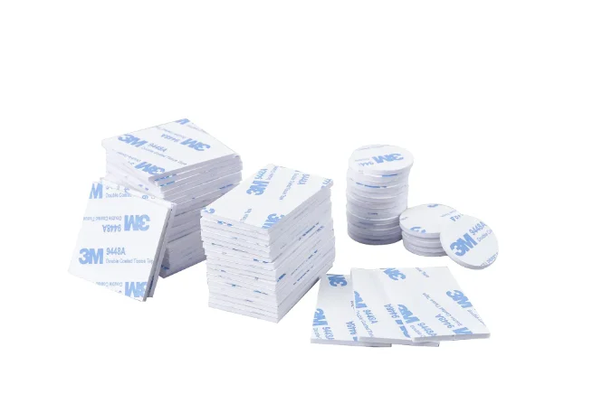 3m Square Double Sided Foam Tape White, Suitable for Photo Album Walls, Hooks, Small Mirrors, Bookcases