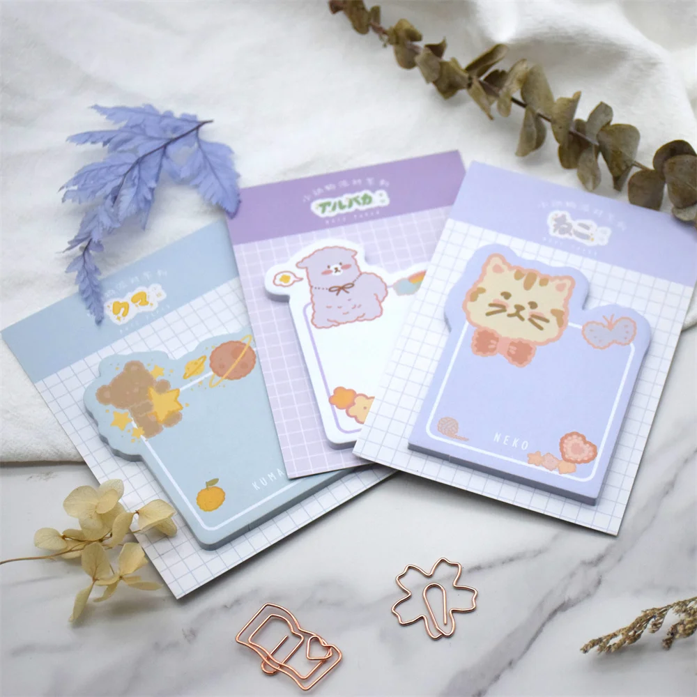 4in by 6in Die cut Shape Custom size Adhesive Sticky Note Pad