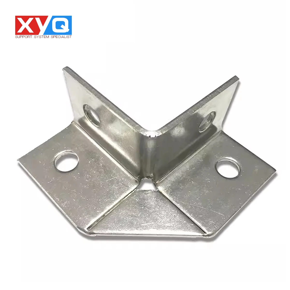 SS304 4-Hole 90 degrees Angle Strut Bracket strut channel fitting