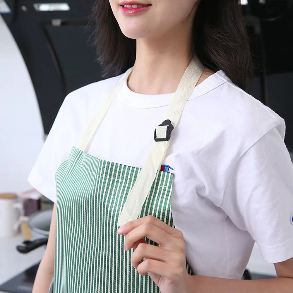 
Adjustable Bib Apron for Women Men Chef Kitchen Cooking Aprons 