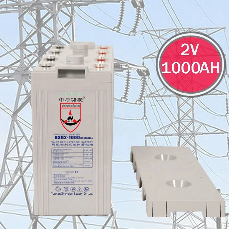 Wholesale 2V 1000Ah Battery supplying Deep Cycle AGM 12V Solar Battery Long Life Lead Acid Battery For Energy System Storage