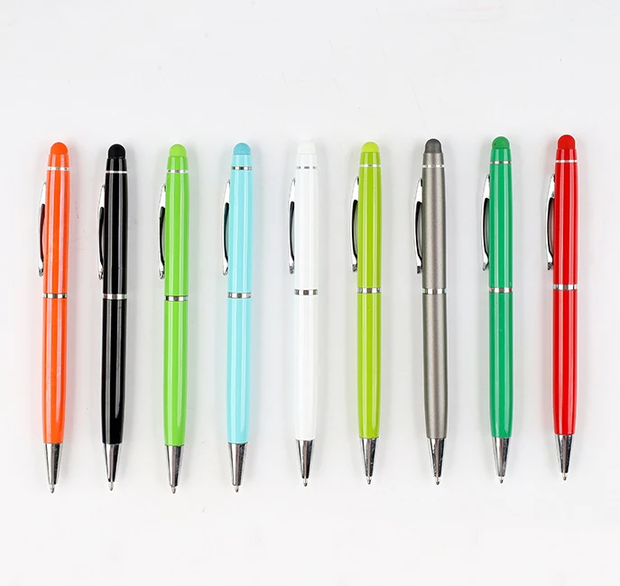 Ручка шариковая 1 0 мм с черными чернилами мягкая на ощупь металлическая ручка со стилусом для сенсорных экранов планшетов бизнес-подарки школьный офис