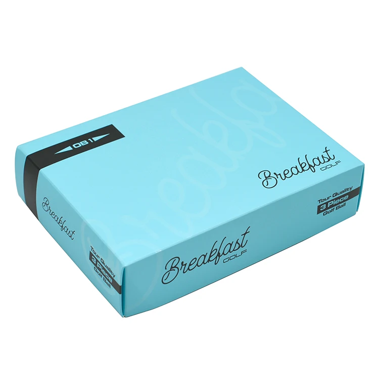 Recyclable Paper Cardboard Wholesale Custom Logo Printed Packaging Mini Golf Ball Gift Box Set