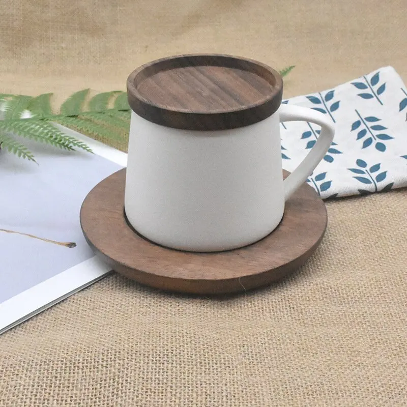 Factory hot selling products Wooden coaster Wooden coffee pad Wooden cup holder for Housewear  Furnishings