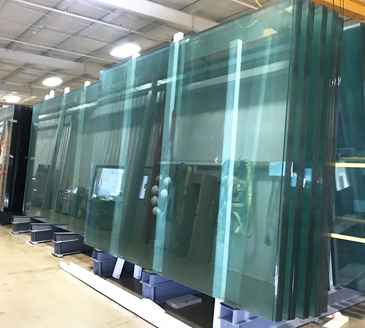 The customized tempered  laminated   clear glass factory is located in Shahe glass industry city, Hebei, China