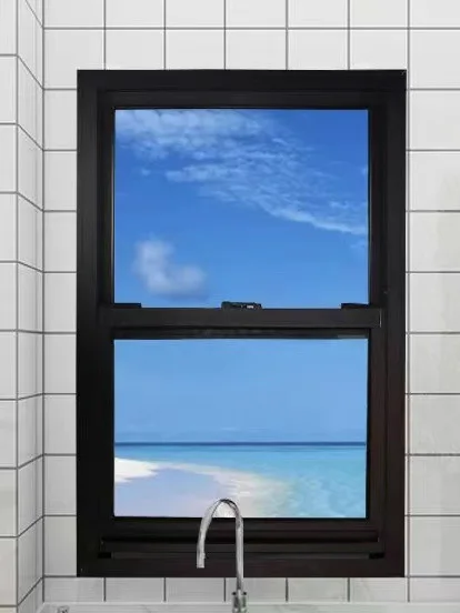 Factory Price Best-seller Electric Lift Window aluminum window glass automatic balcony Vertical Sliding Window for villa