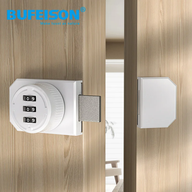 Door Lock Door Bolt Pin Reverse Door Buckle Window with Buckle Password Lock Pin Lock Non Perforated Pin Type with
