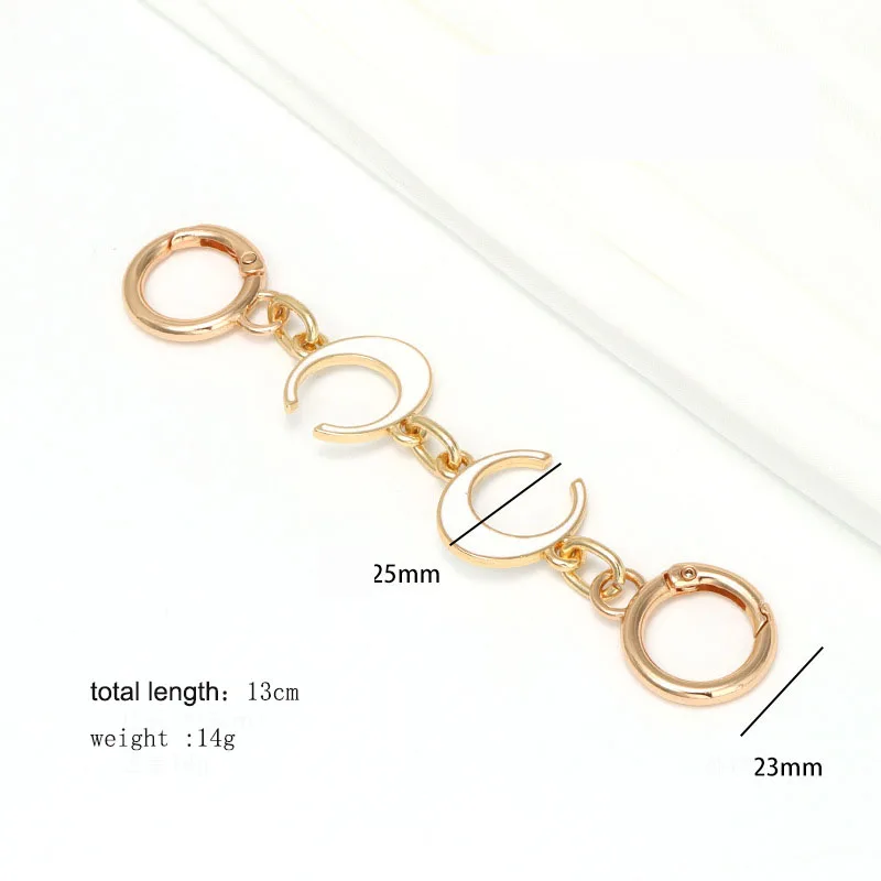 Hot sale Metal purse chain strap shoulder cross body short chain handbag clutch replacement strap extension chain