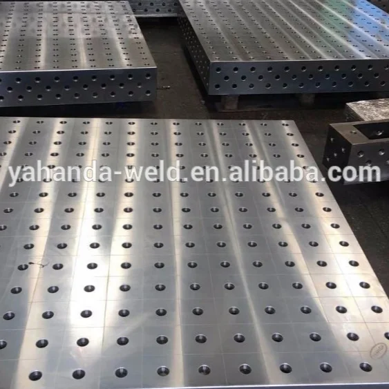 YAHANDA 3D Steel Welding Bench High Rigid for heavy welding structures China Best Factory Supplying D16/D22/D28 & customization