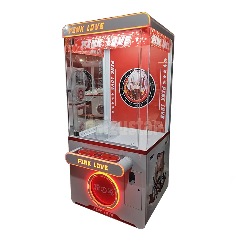 Daizu coin operated vending game gift crane machine claw doll machine minute to win it game