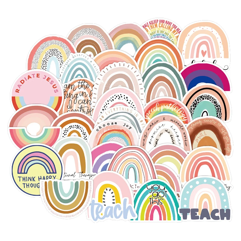 Pink Sweet and Love Graffiti Series Waterproof Sticker Set Suitable for Luggage Laptop Water Cup Decorative Sticker