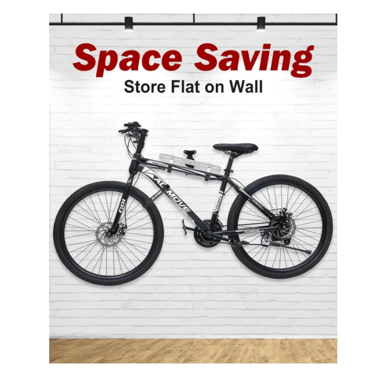Horizontal Wall Mount Hanger Indoor Bicycle Hook Holder Storage Rack for Home or Garage