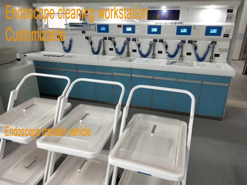 
Polymer endoscope cleaning workstation for hospital 