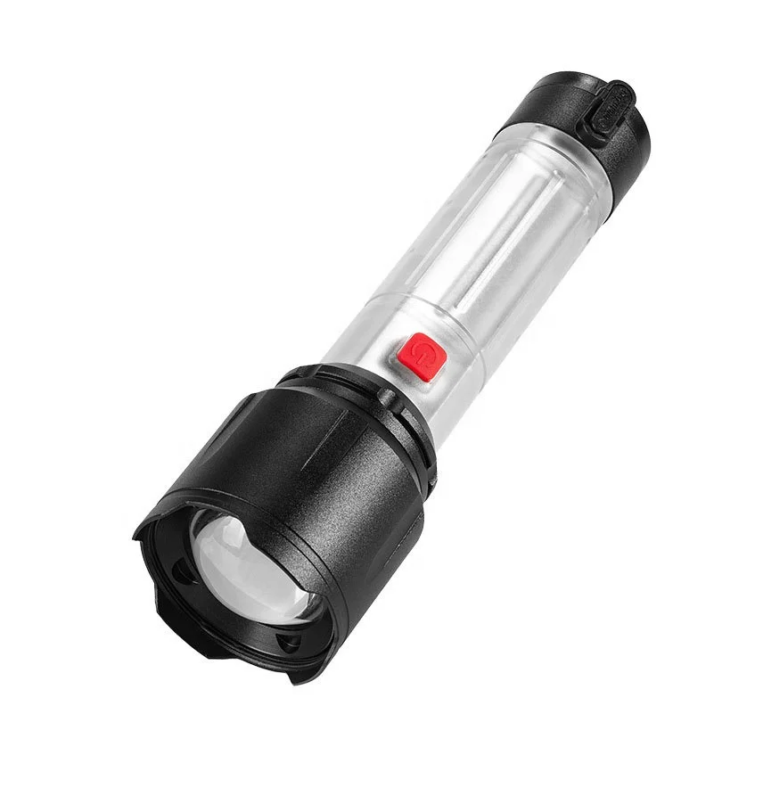 Strong light long-range ultra bright flashlight household self-defense small portable multi-functional outdoor camping light