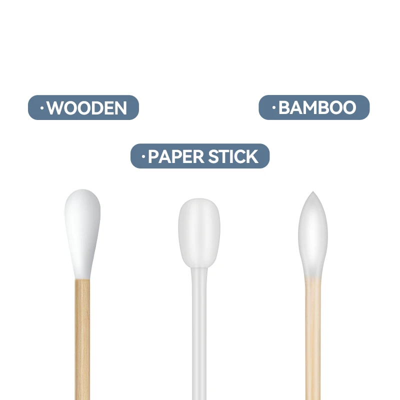 YANGRUI 375 Count Cotton Swabs(Pack of 1)BPA Free Eco-friendly Cotton Swab Paper Stick  Double Round Ear Swabs