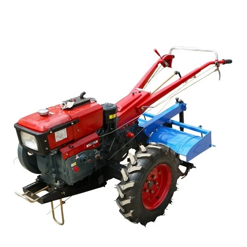 multipurpose farming mini rotary hoe walking hand tractor