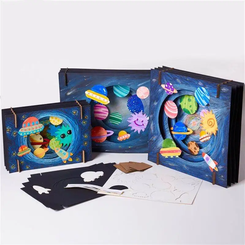 3D творческая художественная живопись детские игрушки ручной работы поп-арт живопись