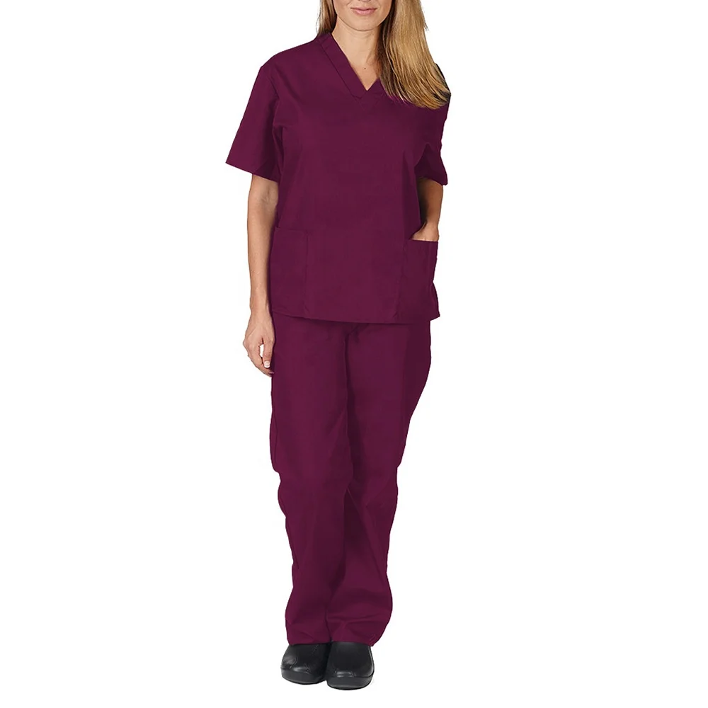 Stretch quick dry suit male doctors surgical clothes female nurses work clothes with best quality medical uniform scrubs