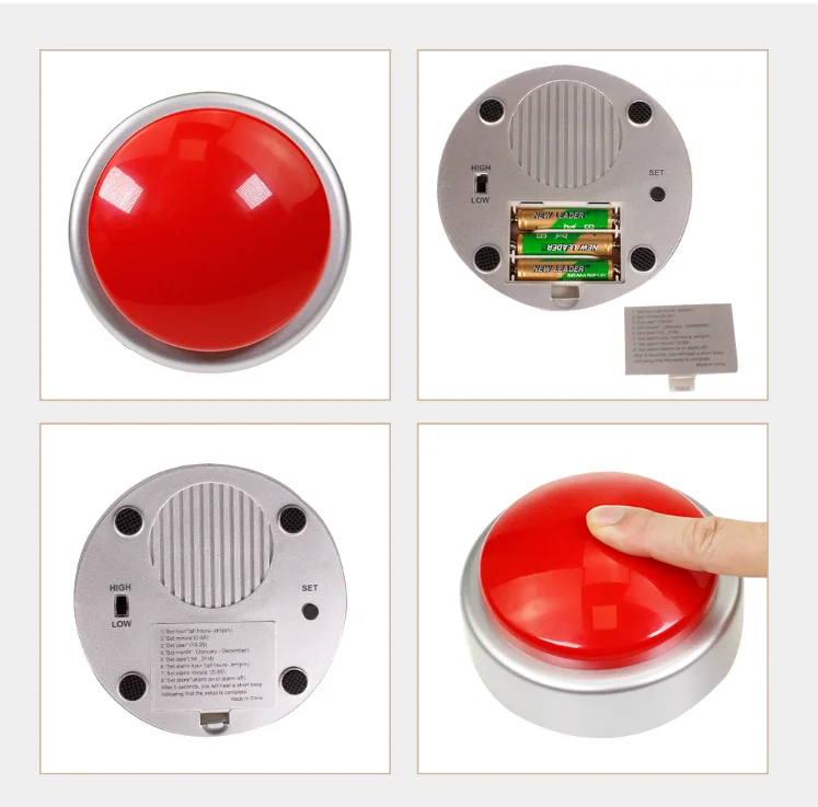 Pre-programmed Pet Talking Buzzer Dog Communication Sound Buttons