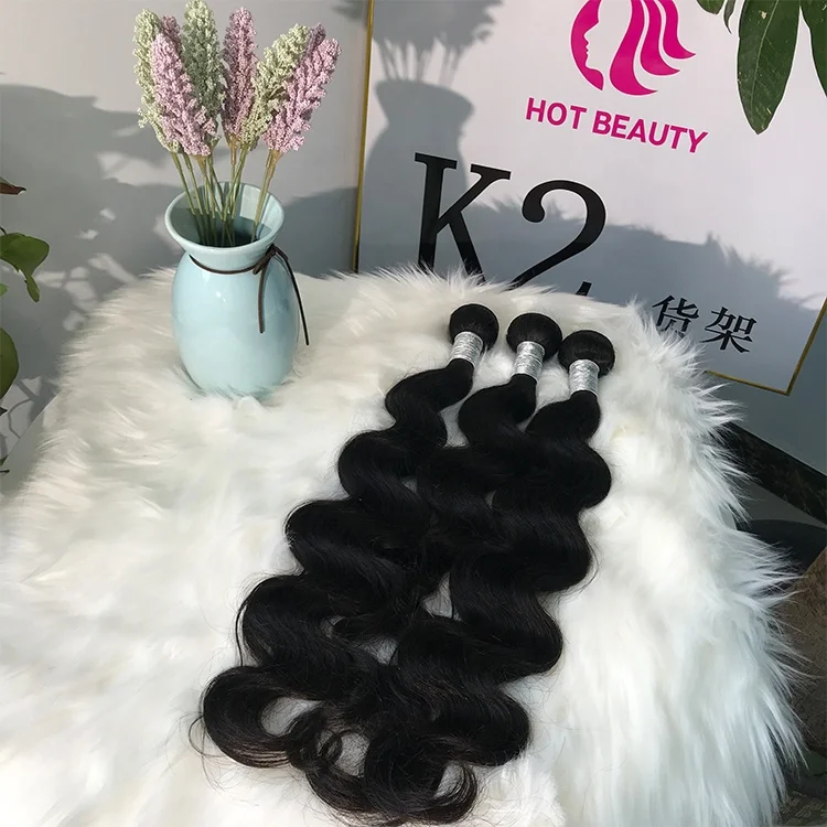 Горячая Красота Тела Волны кутикулы выровненные необработанные волосы 10-30 дюймов человеческие пучок перуанских волос