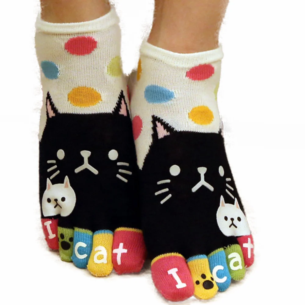 Cute cat cartoon baby girl anime sock