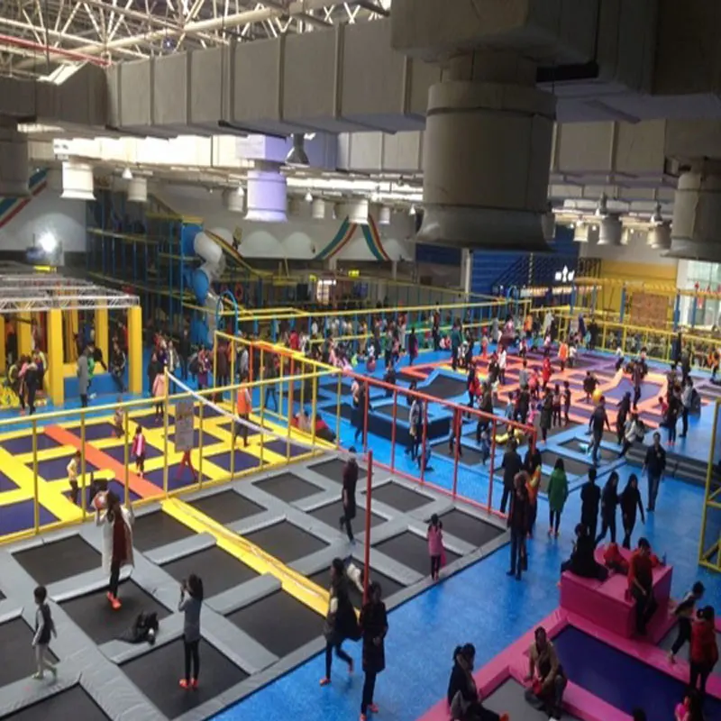 Outdoor Playground Kindergarten Trampoline Park Amusement Equipment Trampoline Park Equipment