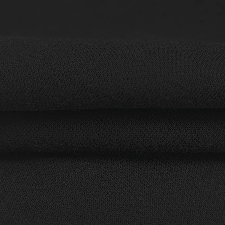 New Fashion Solid CVC Sweatshirt Fleece Fabric, Soft 67% Cotton 33% Polyester Material Fleece Fabric For Hoodies/